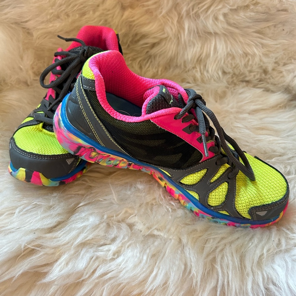 FILA Multi colored sneaker. Size 7.  Like new. No box.